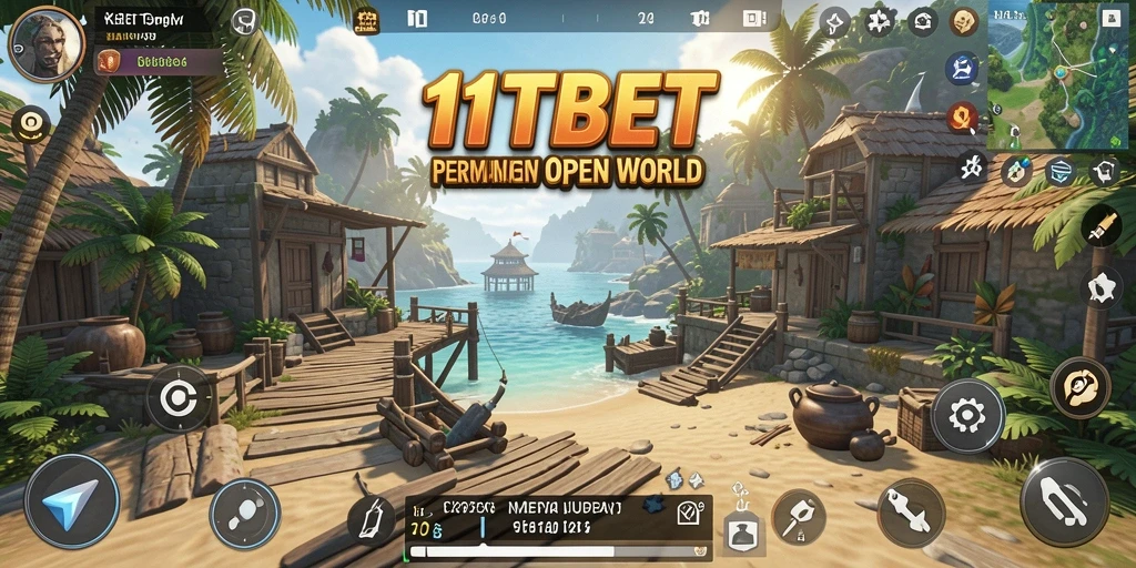 Tampilan gameplay <strong>11TBET</strong> yang menakjubkan dalam dunia Open World.