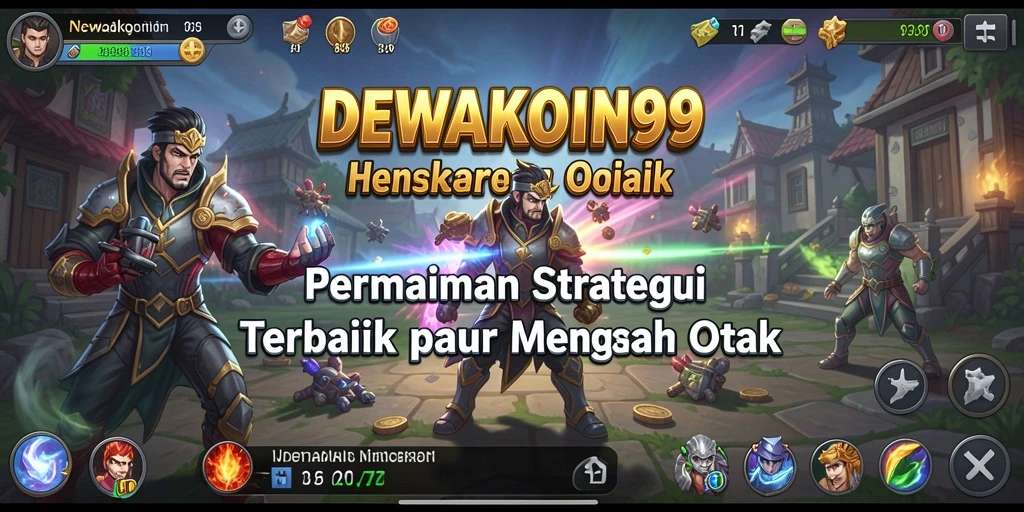 Tangkapan layar DEWAKOIN99 menampilkan strategi dan taktik yang mendebarkan.
