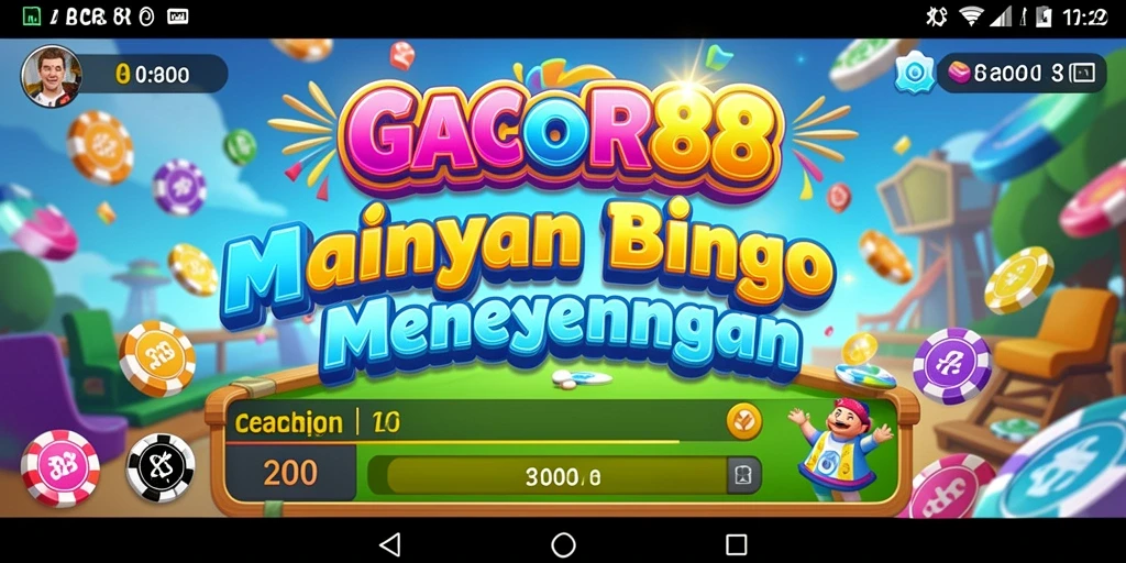 Screenshot gameplay GACOR88 menampilkan suasana meriah Bingo.