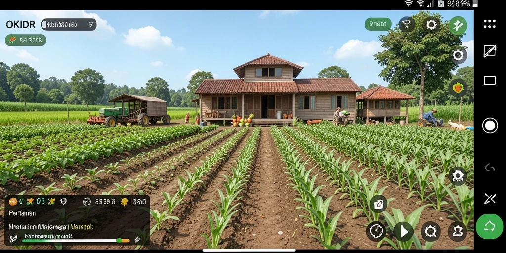 Tampilan menarik dari gameplay OKIDR yang penuh warna dan interaktif.