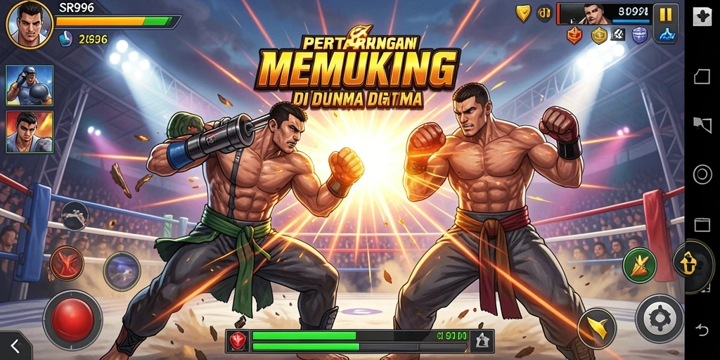 Tampilan aksi seru dalam gameplay SR996 yang mendebarkan.
